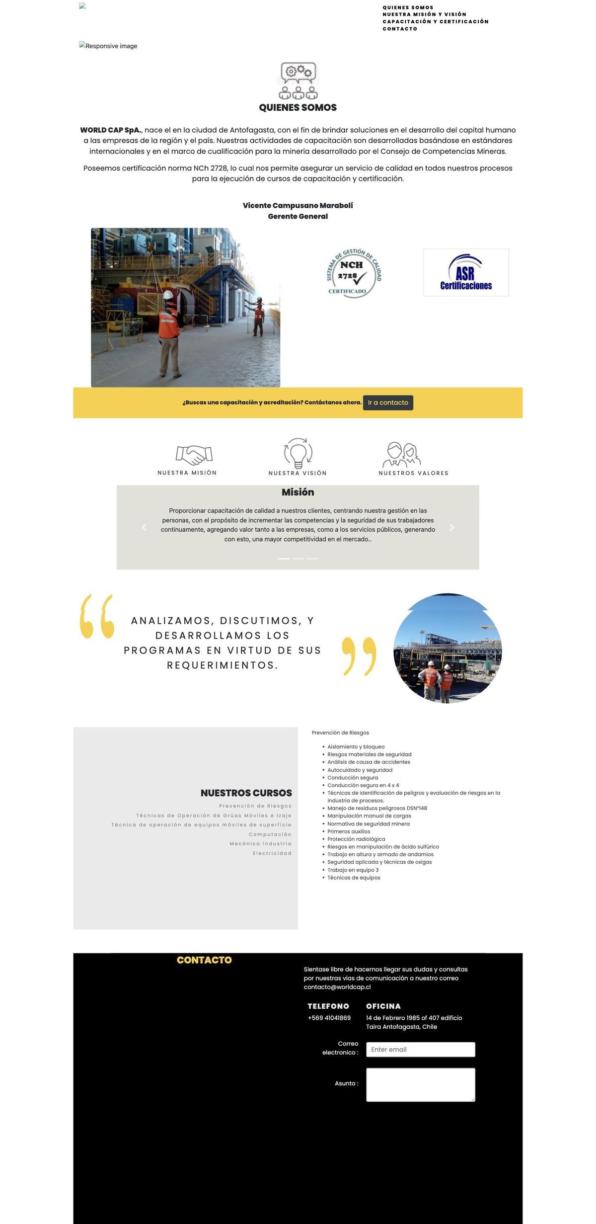 Sitio anterior de WorldCap OTEC