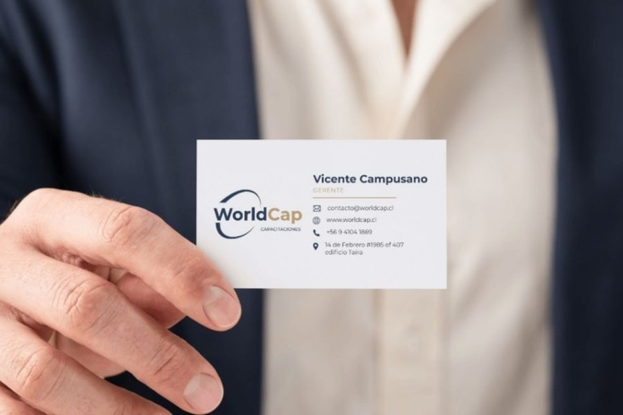 Tarjeta de presentacion de WorldCap OTEC